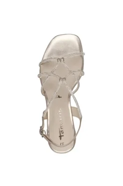 Tamaris Sandalo tacco 28236 Ltgold