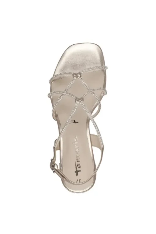 Tamaris Sandalo tacco 28236 Ltgold