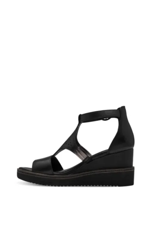 Tamaris Sandalo zeppa 28214 Black