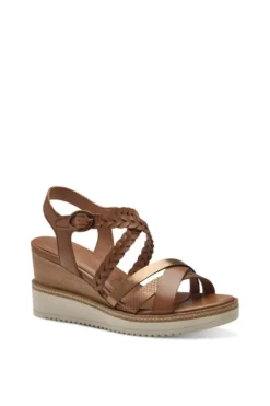 Tamaris Sandalo zeppa 28220 Cognac