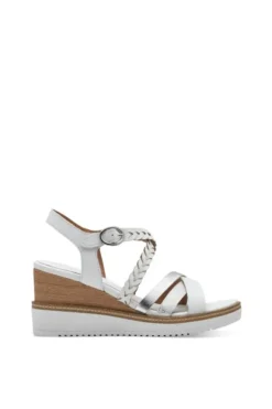 Tamaris Sandalo zeppa 28220 White