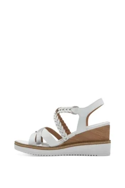 Tamaris Sandalo zeppa 28220 White