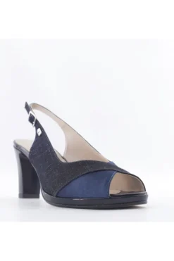Valleverde Sandalo tacco 28342 Blu