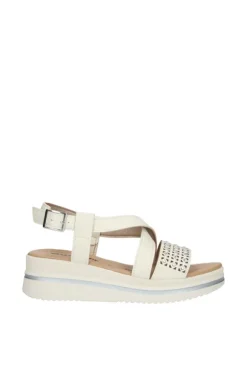 Valleverde Sandalo zeppa V55101 White
