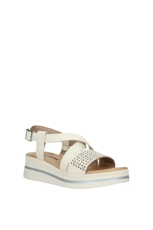 Valleverde Sandalo zeppa V55101 White