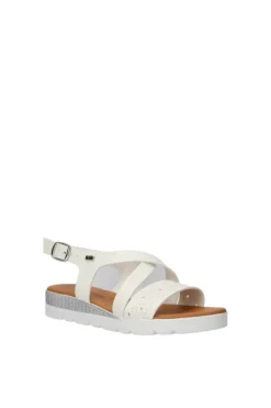 Valleverde Sandalo zeppa 24200 Bianco