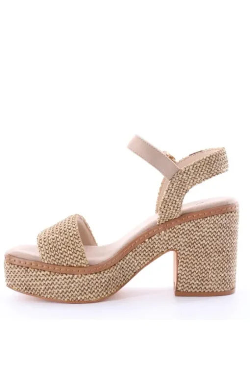 Wcubed Sandalo tacco 46119 Beige