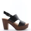 Wcubed Sandalo tacco 42205 Black