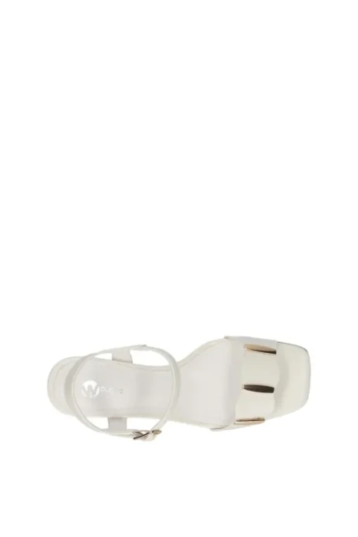 Wcubed Sandalo tacco 48208 Crema