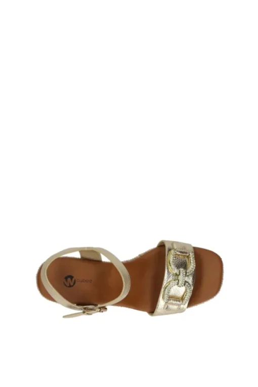 Wcubed Sandalo tacco 48112 Gold