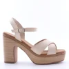 Wcubed Sandalo tacco 46109 Off white