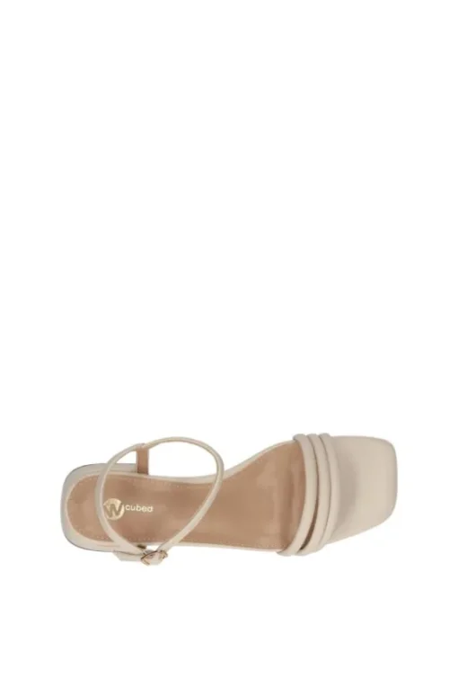 Wcubed Sandalo tacco 46125 Off white