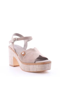 Wcubed Sandalo tacco 46113 Taupe