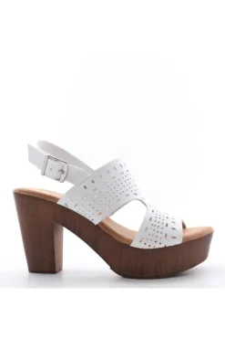 Wcubed Sandalo tacco 42205 White