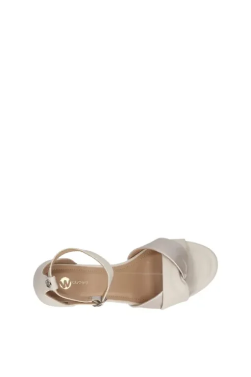 Wcubed Sandalo tacco 48037 White
