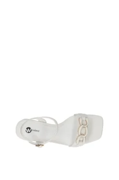 Wcubed Sandalo tacco 48122 White