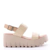 Wcubed Sandalo zeppa 44122 Beige