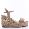 Wcubed Sandalo zeppa 46034 Beige