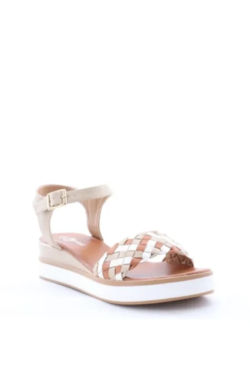 Wcubed Sandalo zeppa 44140 Beige
