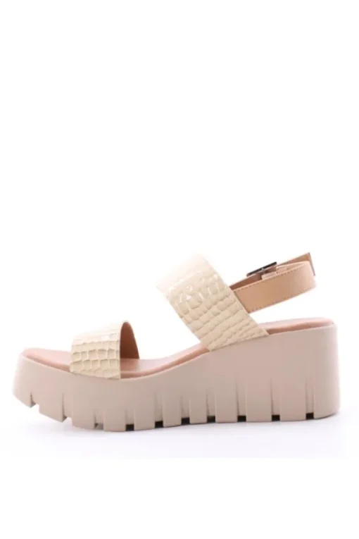 Wcubed Sandalo zeppa 44122 Beige