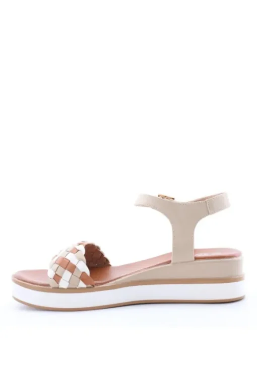 Wcubed Sandalo zeppa 44140 Beige