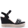 Wcubed Sandalo zeppa 44125 Black