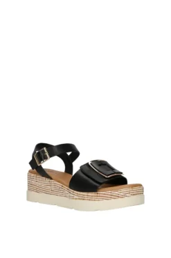 Wcubed Sandalo zeppa 48076 Black