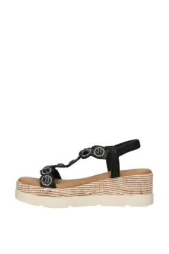 Wcubed Sandalo zeppa 48077 Black