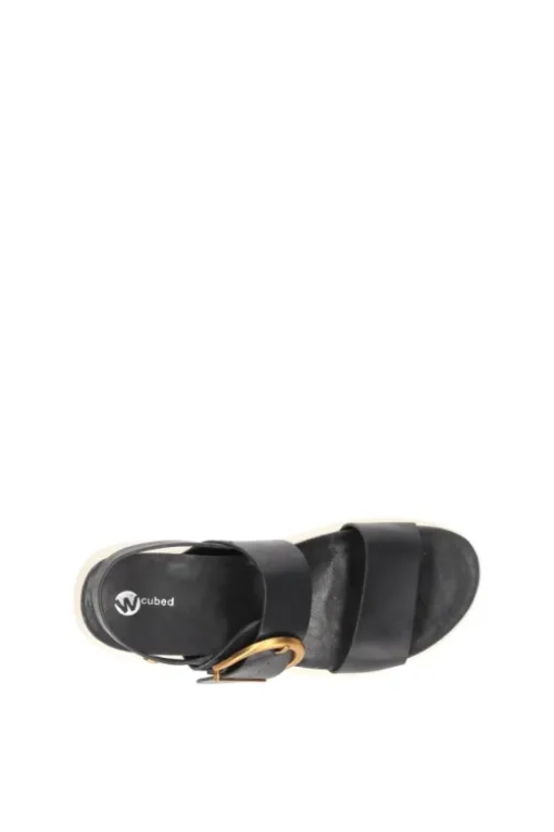 Wcubed Sandalo zeppa 48085 Black