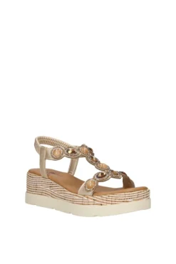 Wcubed Sandalo zeppa 48077 Ltgold