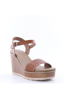 Wcubed Sandalo zeppa 46116 Taupe