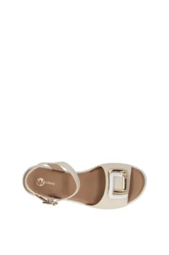 Wcubed Sandalo zeppa 48038 White