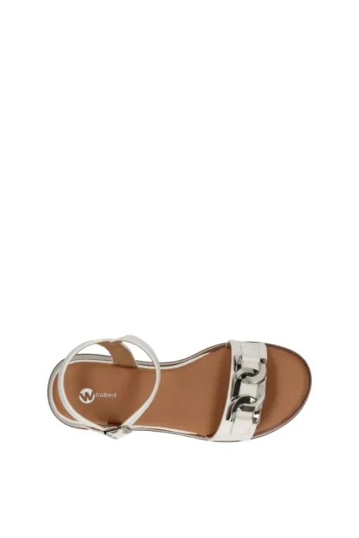 Wcubed Sandalo zeppa 46058 White