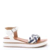 Wcubed Sandalo zeppa 44140 Whtnavy