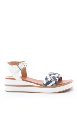 Wcubed Sandalo zeppa 44140 Whtnavy