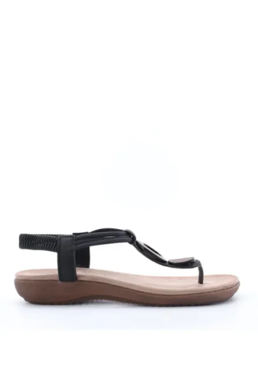 Yasmine Sandalo basso 42354 Negro