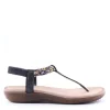 Yasmine Sandalo basso 40133 Negro