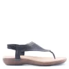 Yasmine Sandalo basso 40132 Negro
