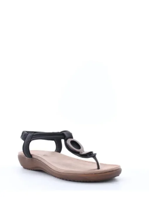 Yasmine Sandalo basso 42354 Negro