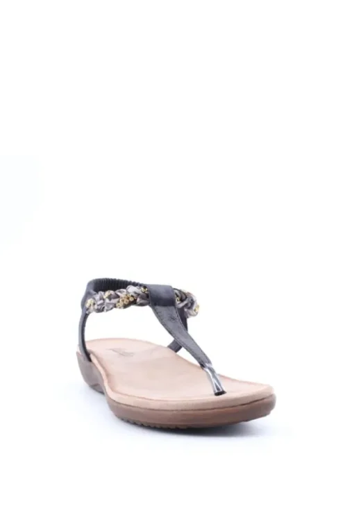 Yasmine Sandalo basso 40133 Negro