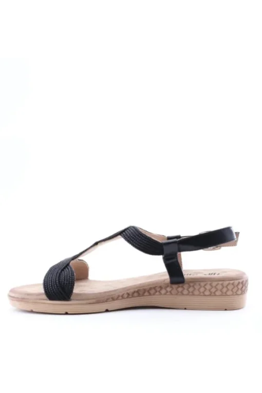 Yasmine Sandalo basso 40136 Negro