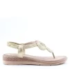 Yasmine Sandalo basso 40135 Oro