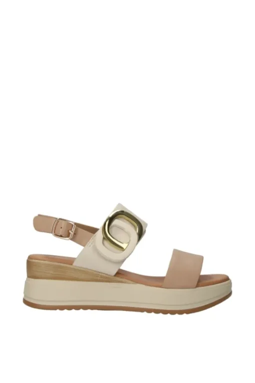 Yasmine Sandalo zeppa 48815 Beige