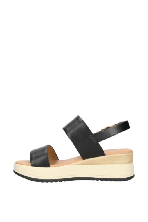 Yasmine Sandalo zeppa 48815 Black