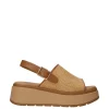 Yasmine Sandalo zeppa 48813 Camel