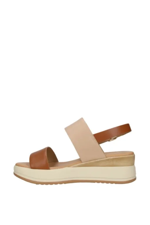 Yasmine Sandalo zeppa 48815 Camel