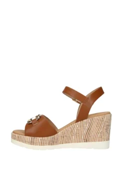 Yasmine Sandalo zeppa 48812 Camel