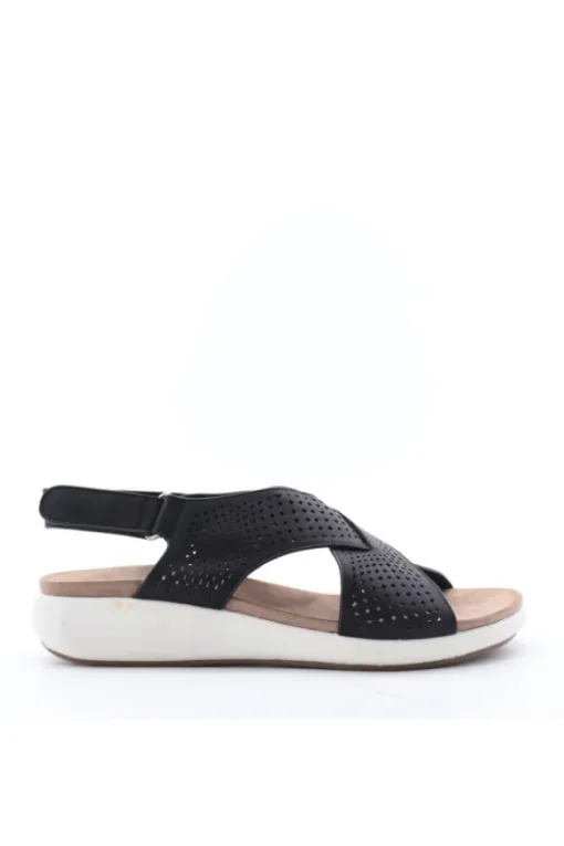 Yasmine Sandalo zeppa 42362 Negro