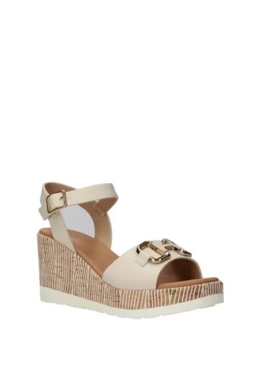 Yasmine Sandalo zeppa 48812 Off white