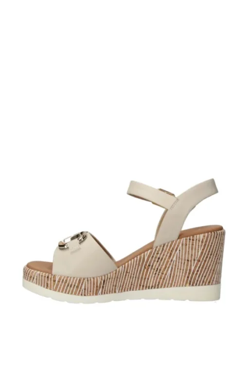 Yasmine Sandalo zeppa 48812 Off white